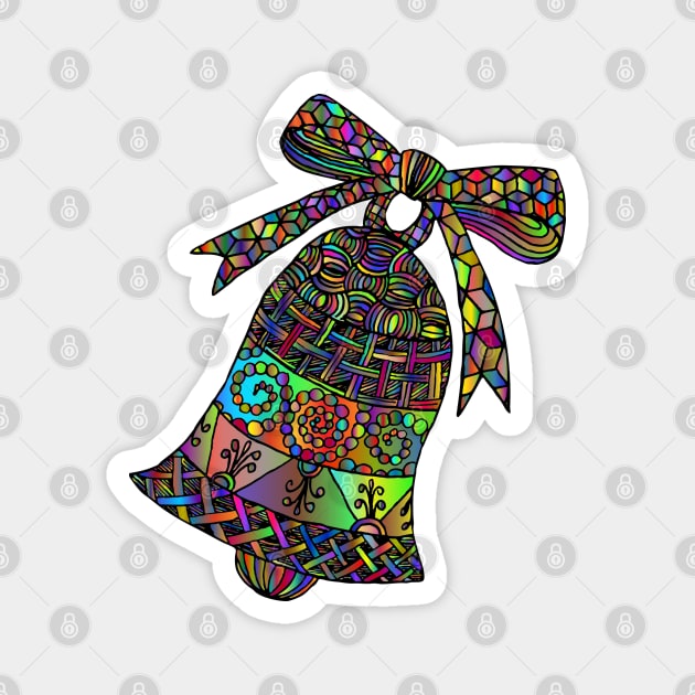 Colorful Bell Magnet by Mako Design 