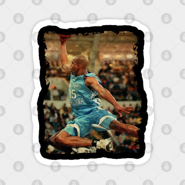 Vince Carter in North Carolina, 1997 Magnet by Omeshshopart