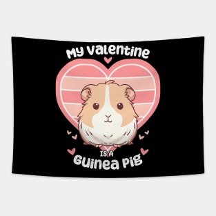 Valentine's Day Guinea Pig Tapestry