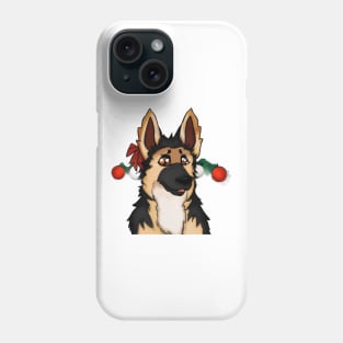 Cute German Shepherd Drawing Phone Case