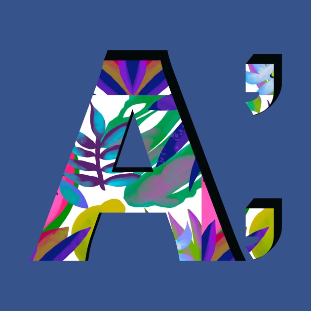 Big letter A. creative for names on A by Marllessi