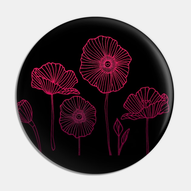 Poppies Pin by staceyromanart