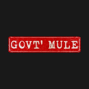 vintage retro plate Gov't Mule T-Shirt