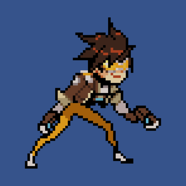 Overwatch - 16-Bit Tracer by wyckedguitarist