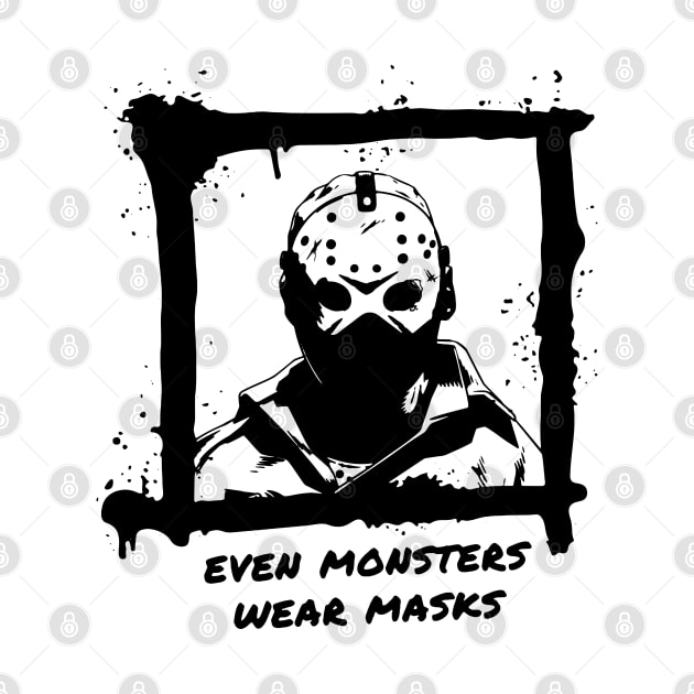Even Monsters Wear Masks - Jason by hawkadoodledoo