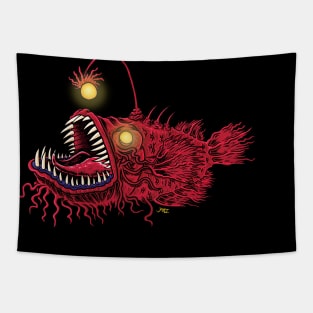Angry Angler Tapestry