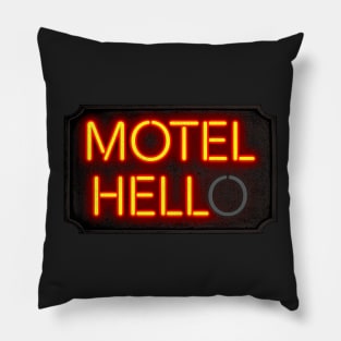 Motel Hell Neon Sign Pillow