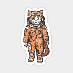 Astronaut cat Magnet