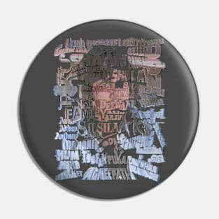 Amitabh Collage Pin