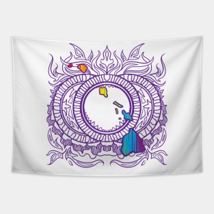 Hawaii Mandala Pride Tapestry