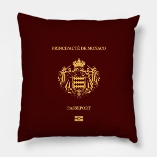 Monaco passport Pillow