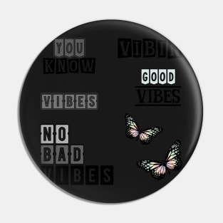 You know the vibez sticker pack Pin