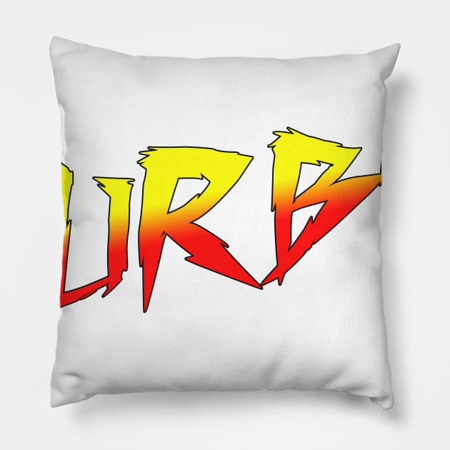 Turbo! Pillow by Wicked Mofo