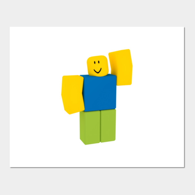 Roblox Noob Roblox Posters And Art Prints Teepublic - 3d poster roblox