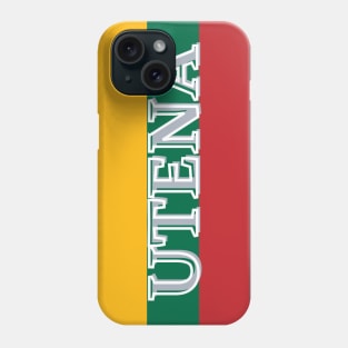 Utena City in Lithuania Phone Case