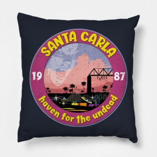 Santa Carla Haven for the Undead Pillow