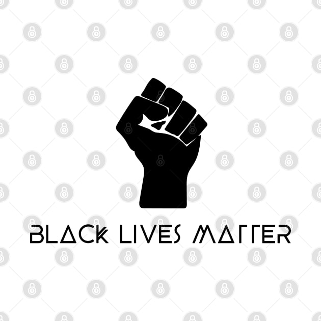 Black Lives Matter Unity Fist by Vizzzual