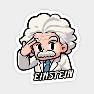 Einstein illustration Magnet