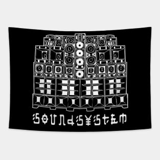 Soundsystem Speaker Wall Tapestry