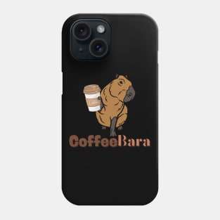 Coffee + Capybara = Coffeebara Phone Case