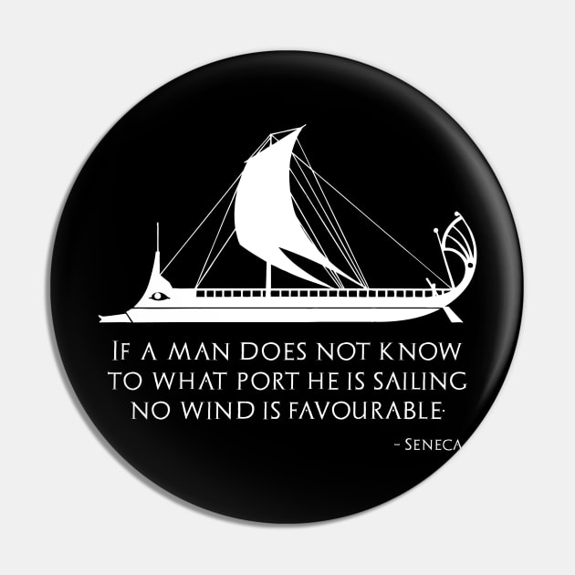 Ancient Roman Greek Stoic Philosophy Seneca Quote Pin by Styr Designs