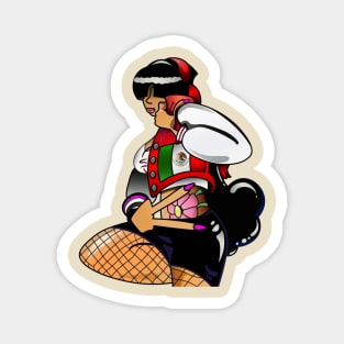 México - Latina Nina Doll Magnet