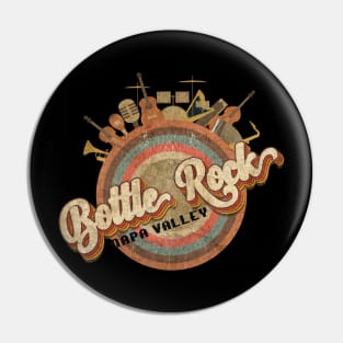 Tour Music Designs Vintage Retro - Bottle Rock Npa Valley Pin