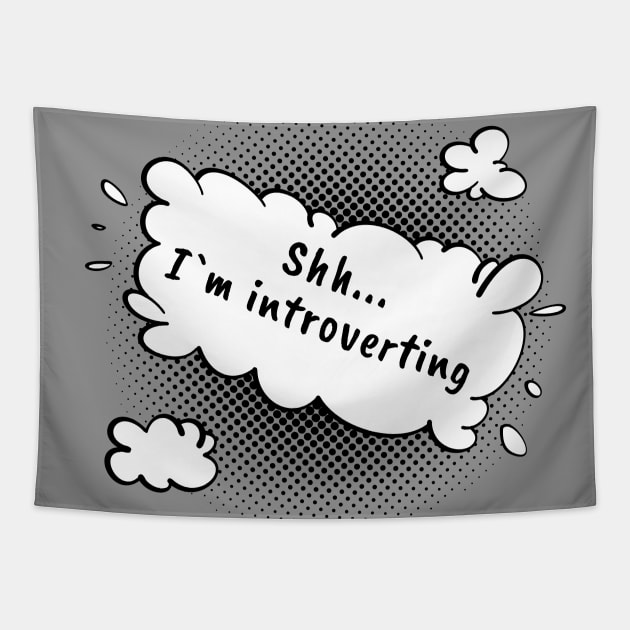 Shh...I`m introverting Tapestry by Natalya Svetlova