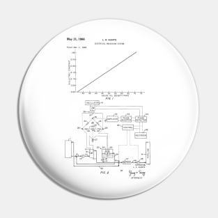 Electrical Measuring System Vintage Patent Hand Drawing Pin