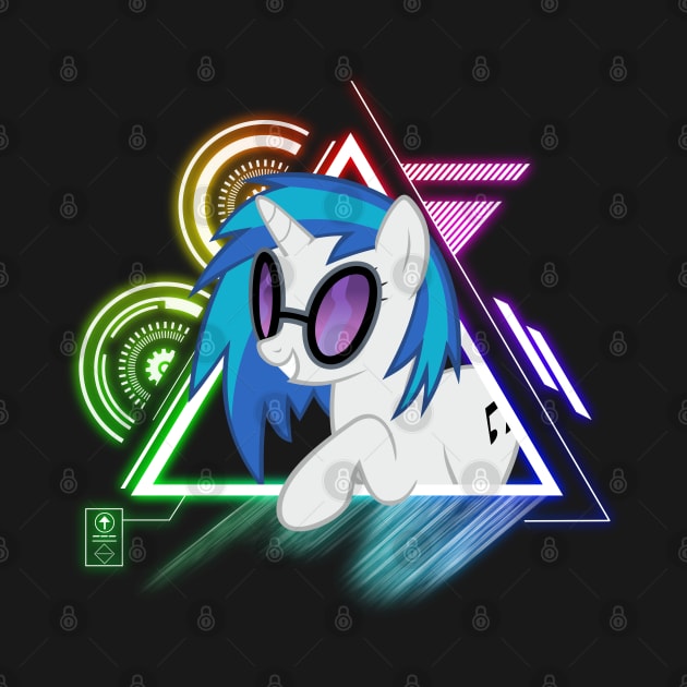 Glowing Bass - DJ PON3 by Brony Designs