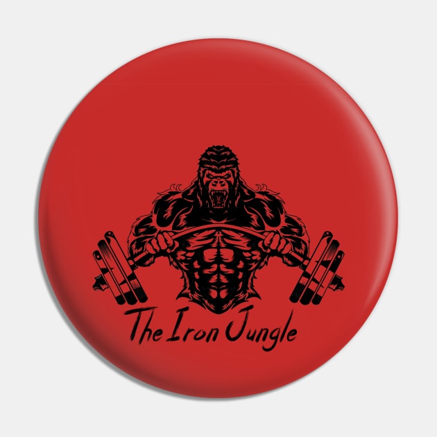 The Iron Jungle Gorilla Gym Pin by Cooldaddyfrench