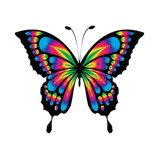 Rainbow Butterfly by LloydLegacy2020