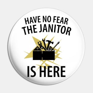 Caretaker Janitor Pin