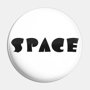 Space in star font Pin