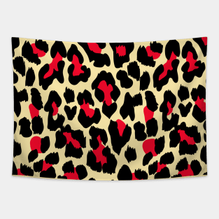 LEOPARD YELLOW PINK Tapestry