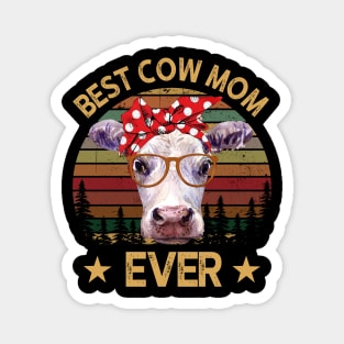 Best Cow Mom Ever Magnet