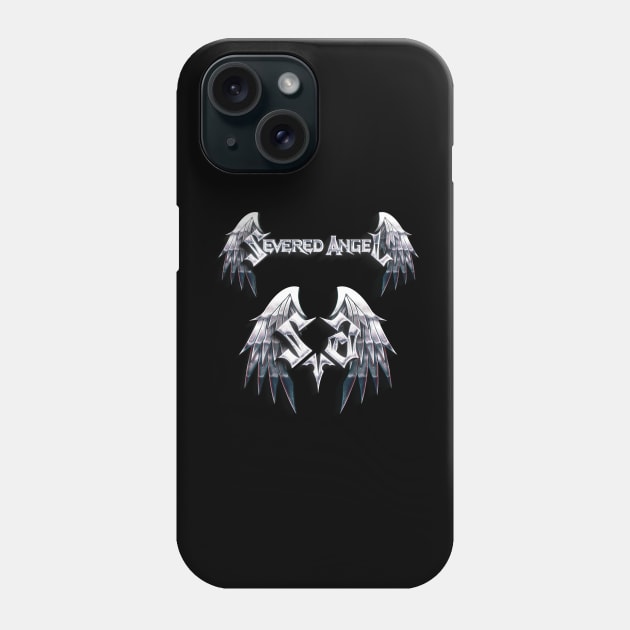 Severed Angel Stylized Logo with Symbol Phone Case by Severed Angel Official Band Merch