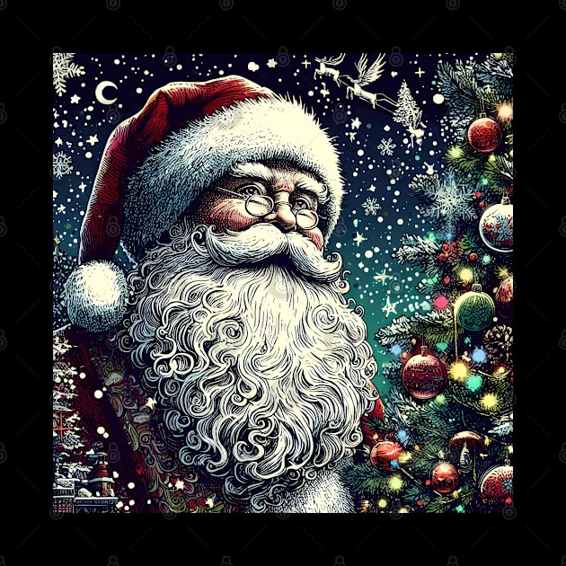 Captivating Christmas: Unleash Cheer with Unique Santa Claus Illustrations! by insaneLEDP