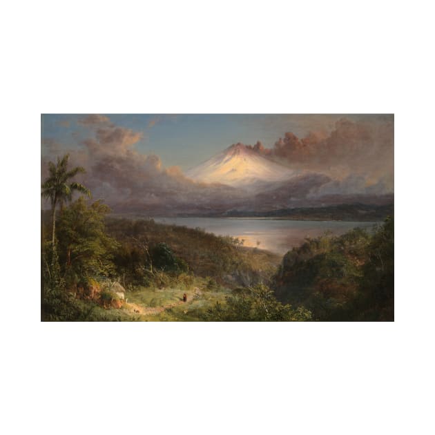 View of Cotopaxi by Frederic Edwin Church by Classic Art Stall