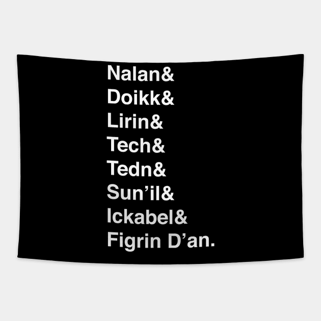 Cantina Helvetica Tapestry by LazyDayGalaxy