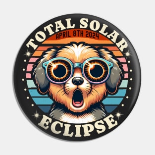 Total Solar Eclipse Dog Pin