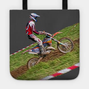 motocross enduro on the hill Tote