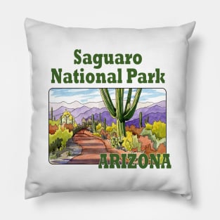 Saguaro National Park Arizona Pillow