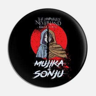 THE PROMISED NEVERLAND: MUJIKA Y SONJU (GRUNGE STYLE) Pin