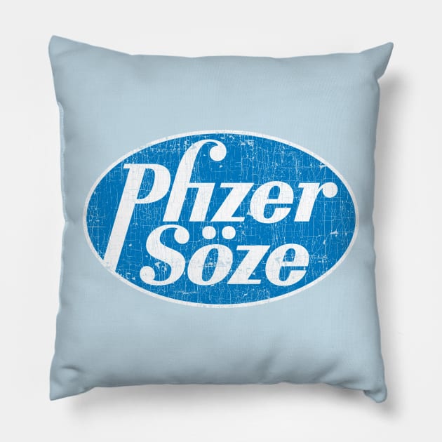 Pfizer Söze Pillow by Vamplify