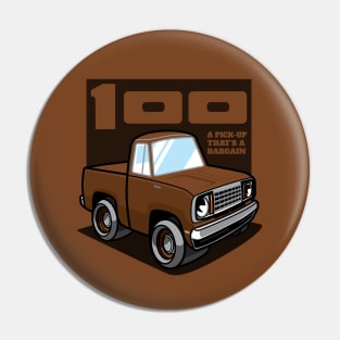 Bright Tan Poly - D-100 (1978) Pin