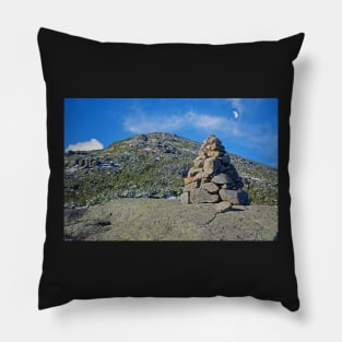 Mt. Marcy Rock Cairn Keene Valley NY New York Pillow