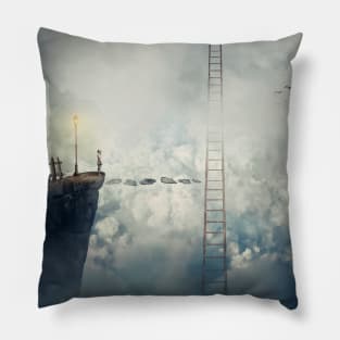 reach the ladder Pillow