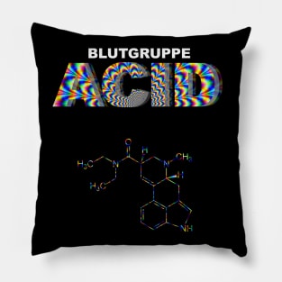 Meine Blutgruppe ist ACID Geschenk | Molekül Strukturformel Pillow