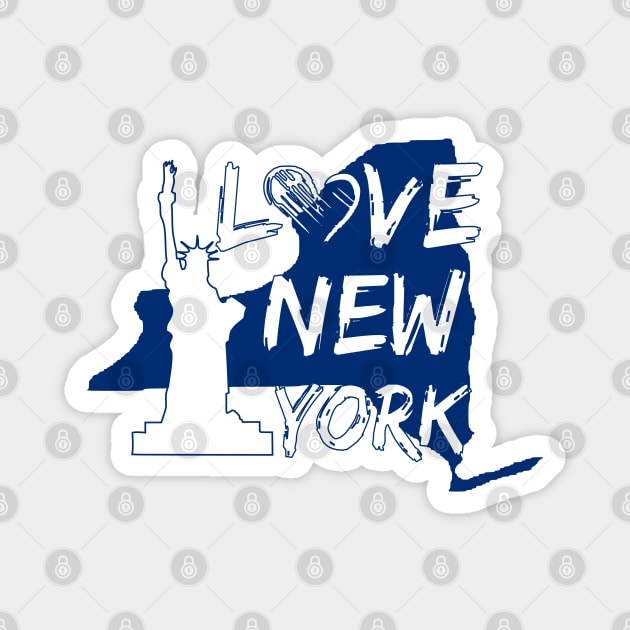 I Love New York Magnet by wahyu_fadiyanto